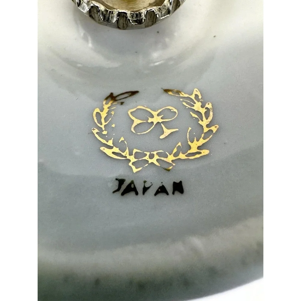 Vintage Nippon Yoko Boeki Japan Fruit Pedestal Dish 8